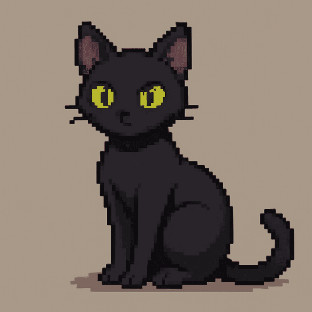 Luna — Black Shorthair