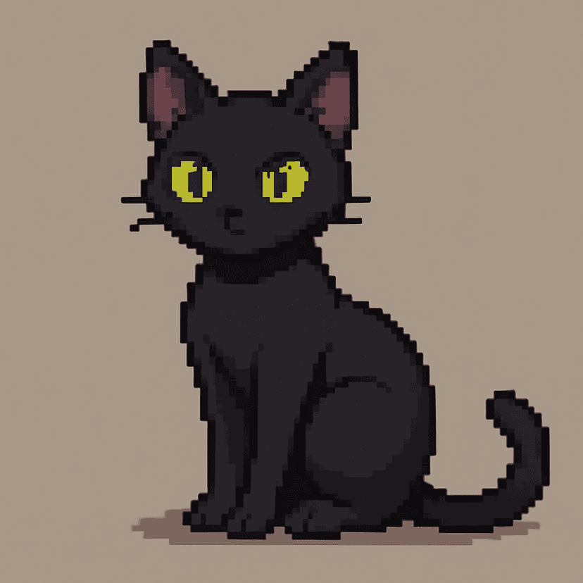 Luna — Black Shorthair